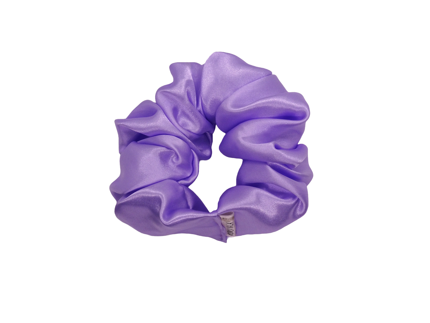 Lilac Satin Scrunchie