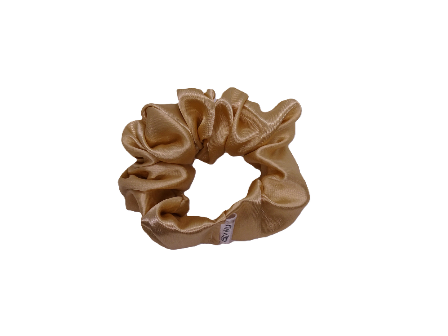 Gold Satin Scrunchie