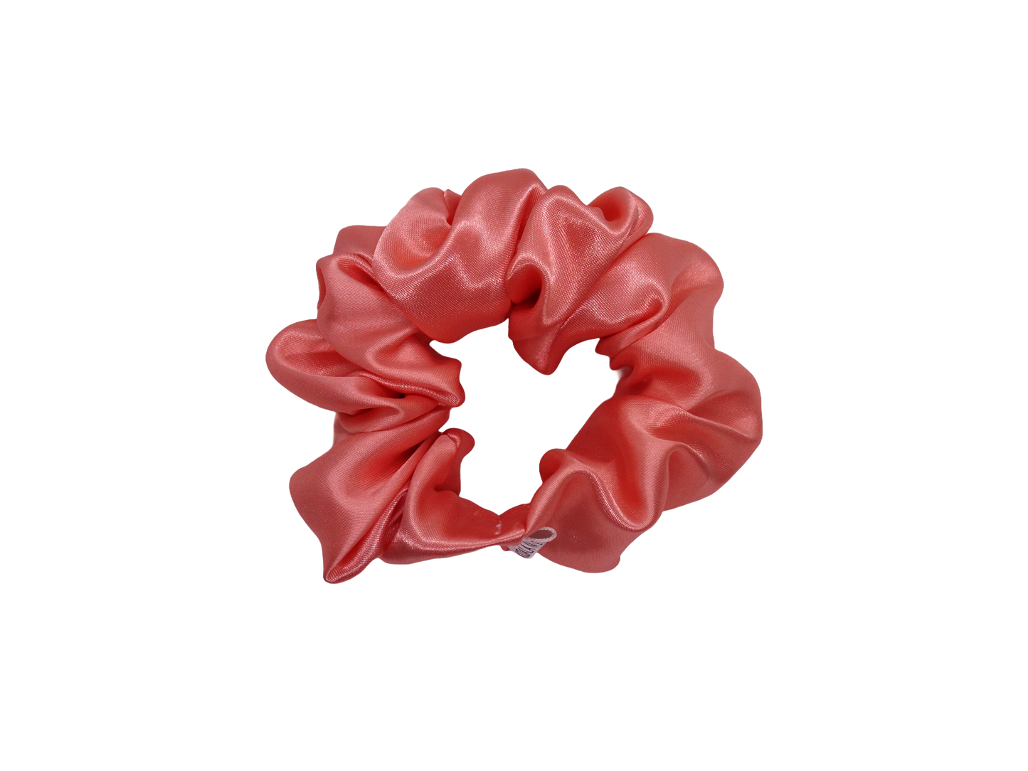 Pink Satin Scrunchie