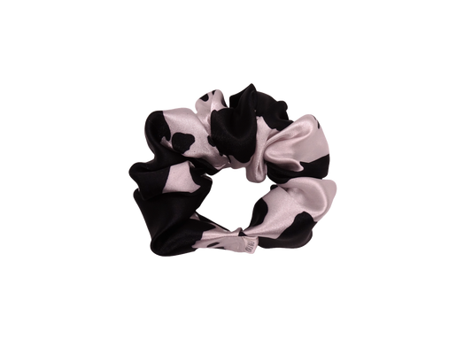 Cow Satin Scrunchie