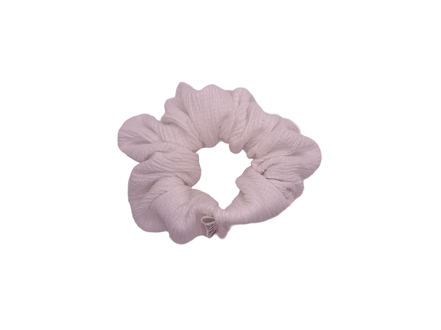 White Stretch Scrunchie