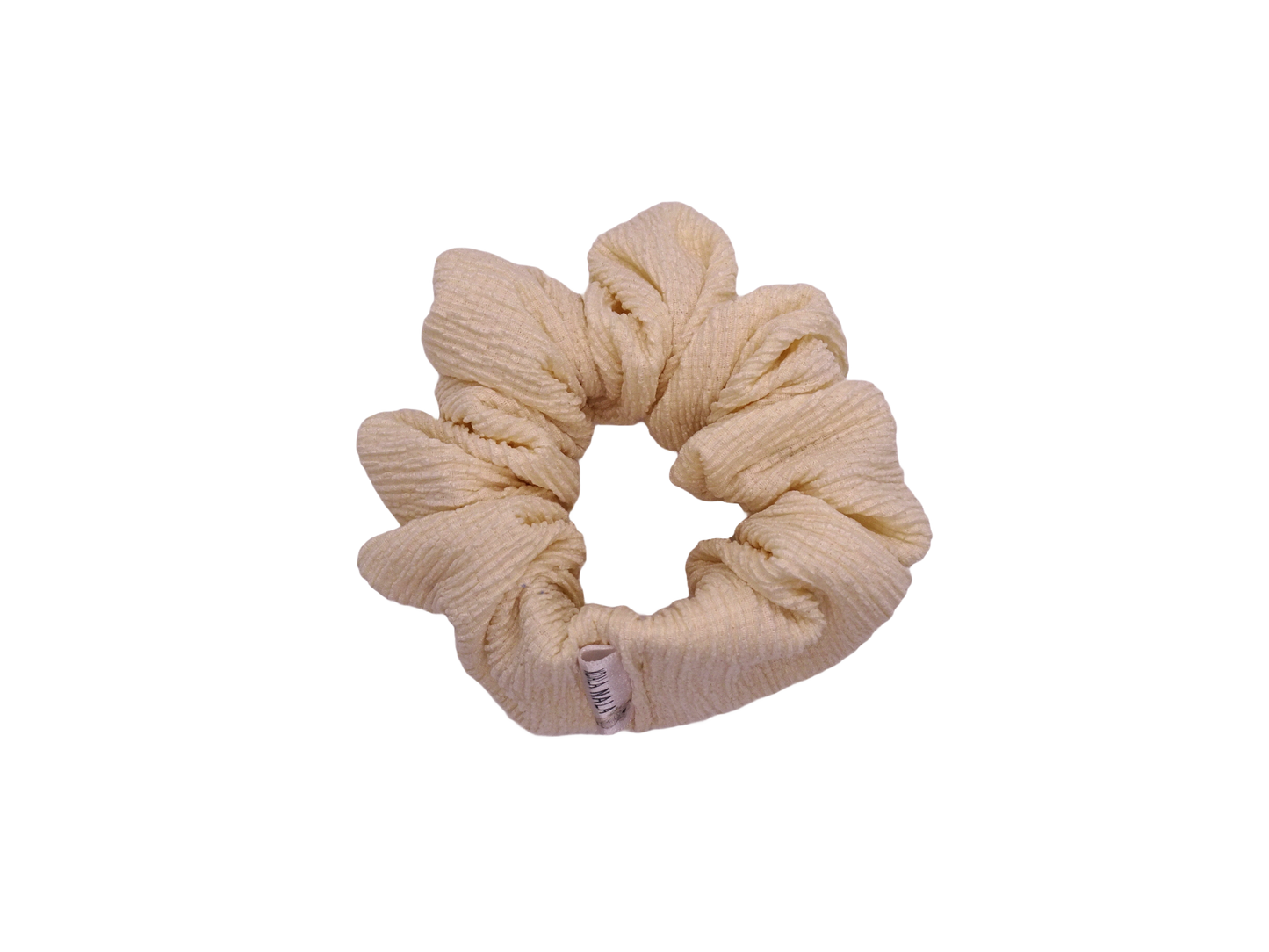 Cream Stretch Scrunchie