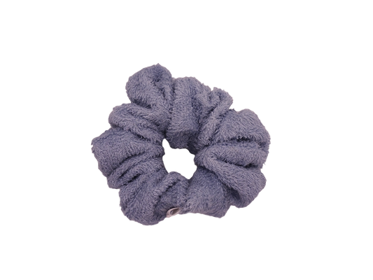 Blue Towel Scrunchie