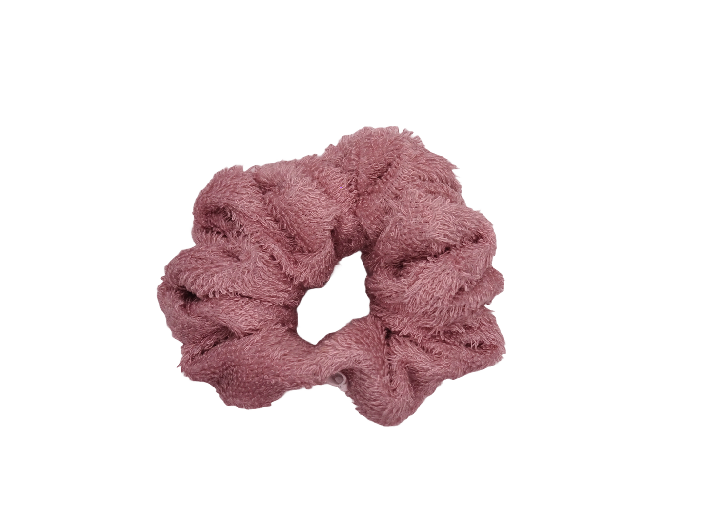 Pink Towel Scrunchie