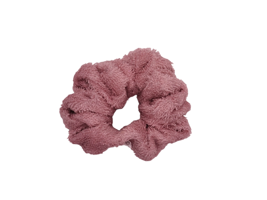 Pink Towel Scrunchie