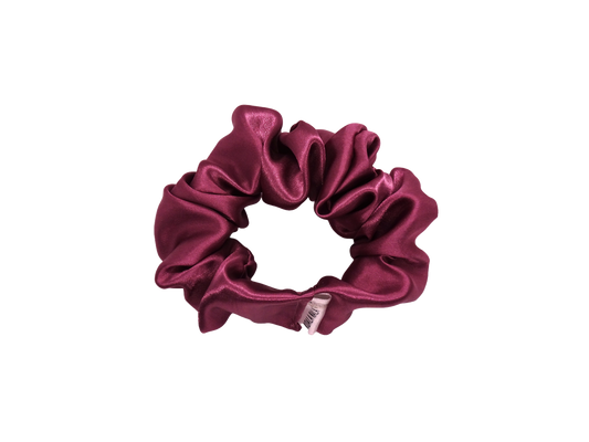 Dusky Purple Satin Scrunchie