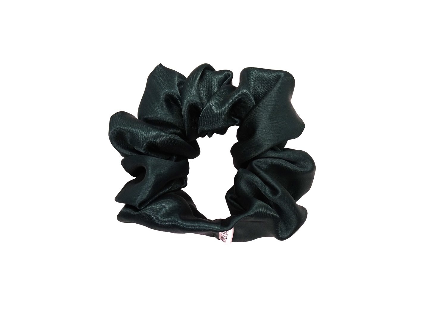 Emerald Green Satin Scrunchie